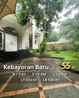 dijual rumah mewah di Kebayoran Baru