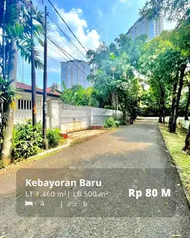 Kebayoran Baru rumah lama hitung tanah lokasi strategis