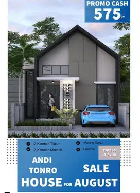 RUMAH 1 LANTAI DI JL POROS ANDI TONRO KOTA MAKASSAR