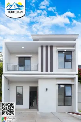 JUAL RUMAH BLUE HILLS DI BEKASI LT 76/LB 75 1,2 M