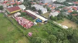 Jual Tanah Ex Workshop di Jalan Raya Padatkarya, Curug - Tangerang