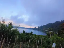 Dijual tanah  datar  view danau dan bukit di bali