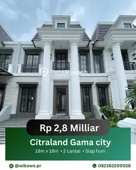 DIJUAL VILLA JALAN ISMAIL HARUN KOMPLEK CITRALAND GAMA CITY