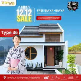 Rumah Murah di Jogja Dekat Brimob Sentolo Gaya Jepang One Gate Sistem
