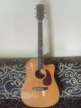 Gitar original akustik elektrik civin nc-080 na