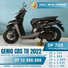 Super murah guys GENIO CBS TH 2022 Plat DEPOK Dp cuman 700 ribu