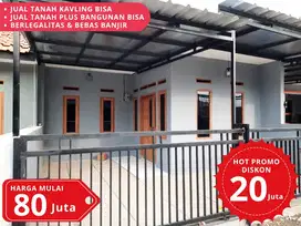 Jual Tanah Kavling Bisa dan Jual Tanah dan Bangunan  bisa