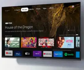 Xiaomi google tv series A pro 43 baru beli 10 bln jarang pakai