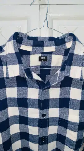 Flanel uniqlo ukuran XL