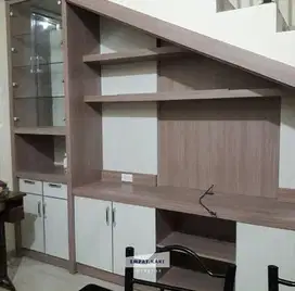 Lemari Kayu Bawah Tangga