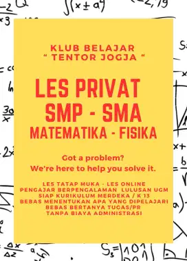 Les Privat SMA. Les Privat SMP. Les Privat Matematika. Les Fisika