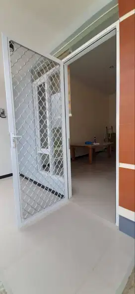 Pintu kasa nyamuk minimalis / teralis pintu, pasang murah berkualitas