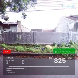 Tanah poros jalan kembar Sawojajar 2