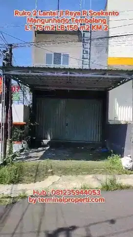 Kantor / Ruko 2 Lt Dijual di Jln Raya R Soekanto Mangunharjo Tembalang