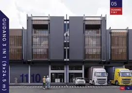Gudang Untuk Industri dekat Bandara Duta Indah Starhub di Tangerang