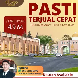 Ruko Baru Hadap Jalan Dan Danau di Kawasan Kuliner Gading Serpong