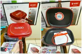 Doublepan Grillpan Suggo / Alat Panggangan Size Jumbo