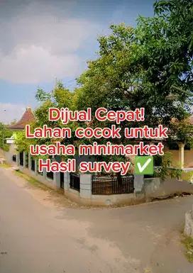 Dijual Rumah Cocok untuk Minimarket Indomaret dan Alfamart