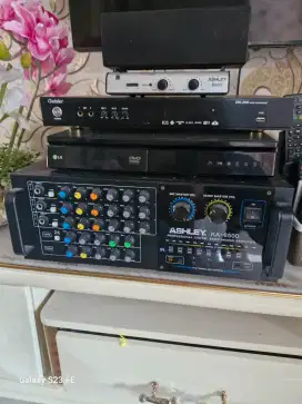 Mixer set Karaoke + speaker aktif ( 1 set )