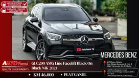 ODO 46RB Mercedes Benz GLC200 AMG Line Facelift Black On Black 2022