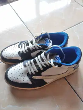 Sepatu nike air jordan travis scott x fragment