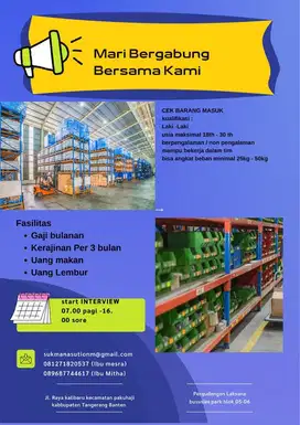 Dibutuhkan segera