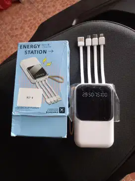 Powerbank universal 20000mah led display with 4 kabel cas