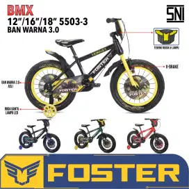 Sepeda Anak BMX Foster Ban Jumbo 3.0 lengkap musik berlampu UK16 18