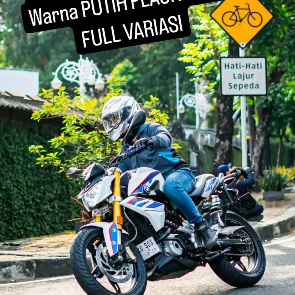 Di jual Motor BMW  G310 putih 2017