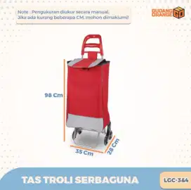 Troly belanja roda tangga