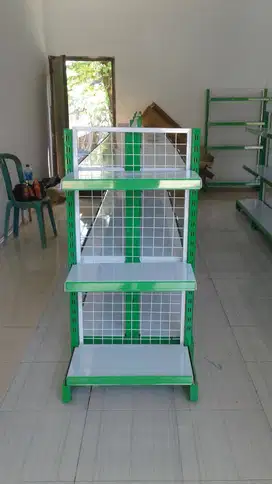 RAK MINIMARKET PREMIUM EKONOMIS HARGA TERJANGKAU BAHAN FULL PLAT BESI