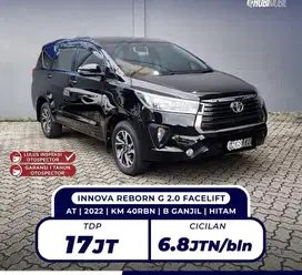 TERMURAH FREE ANGSR 3x INNOVA REBORN G 2.0 FACELIFT MATIC 2022 (HBM)