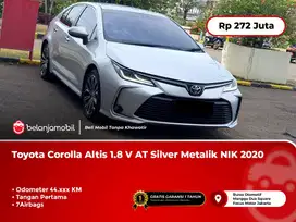 [WARRANTY] Toyota Corolla Altis 1.8 V AT Silver Metalik NIK 2020/2021