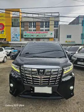 Alphard G ATPM 2.4 AT 2016 hitam istimewa dp 115 jt