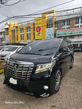 Alphard G ATPM 2.4 AT 2016 hitam istimewa dp 115 jt