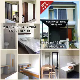 Disewakan Rumah Furnish North West Park Citraland