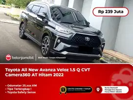 [ FULLSPEC ] Toyota New Avanza Veloz 1.5 Q CVT TSS AT Hitam 2022/2023