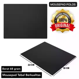 Mouse pad Polos ukuran Small kecil 18 x22 cm