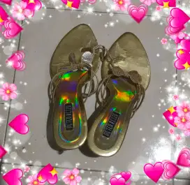 Sepatu haihil Peter Keiza gold 39
