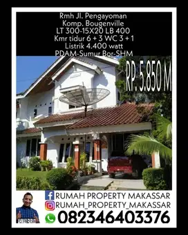 Trn Hrg Rmh Jl.Pengayoman Komp Bougenville LT300 LB 400 Kmr 9 WC 4 SHM