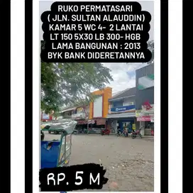 Ruko permatasari ( jln. Sultan alauddin) 5X20-2 Lantai kmr 5 WC 4
