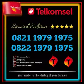 Nomor Cantik Perdana Telkomsel Exsclusive Couple Double Tahun spesial
