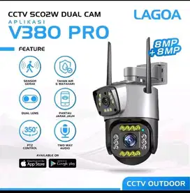 cctv outdoor dual camera sim card
