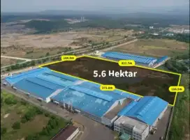 Kavling Industri 5,6 Hektar Siap Bangun Karawang Barat