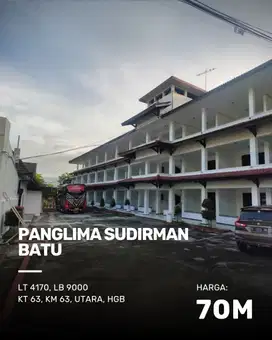 Dijual Hotel Jalan Panglima Sudirman, Batu