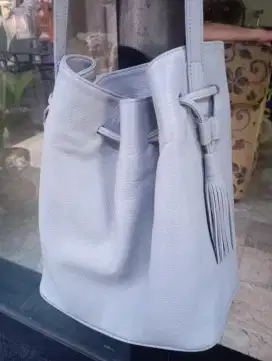 Bucket bag biru