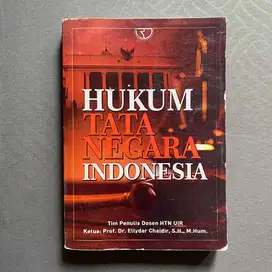 Buku Hukum Tata Negara Penulis Prof. Dr. Ellydar Chaidir, S.H., M.Hum