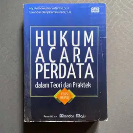 Buku Hukum Acara Perdata Dalam Teori dan Praktek Edisi Revisi