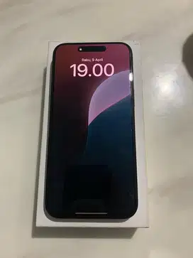 DIJUAL iphone 15 pro max 256 GB ex ibox hitam titanium