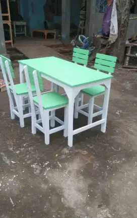 Meja kursi kafe set